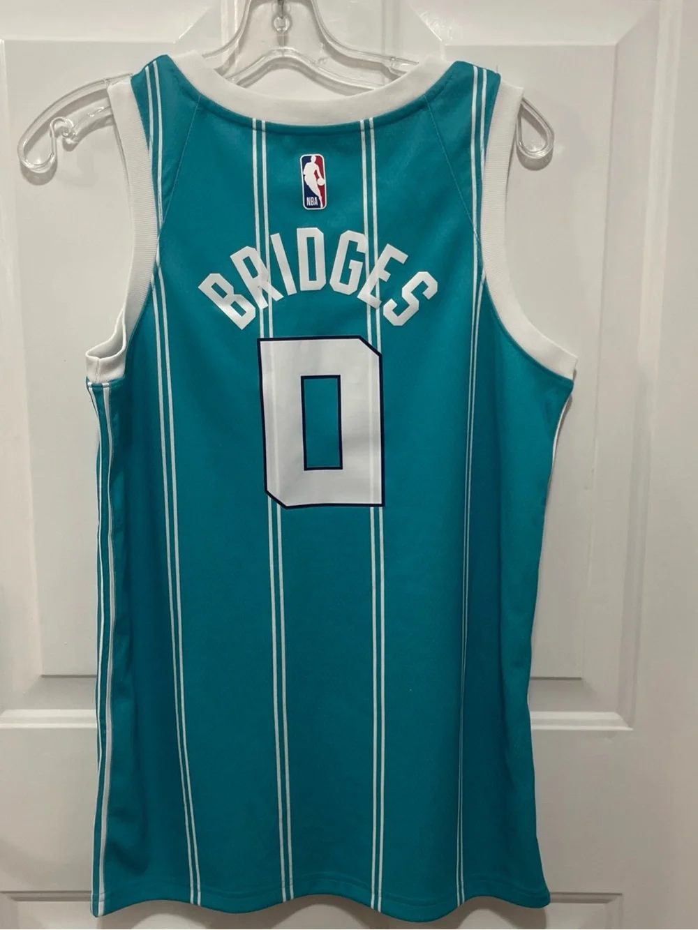 Charlotte Hornets Miles Bridges #0 Jordan Teal NBA Swingman Jersey Sz Small